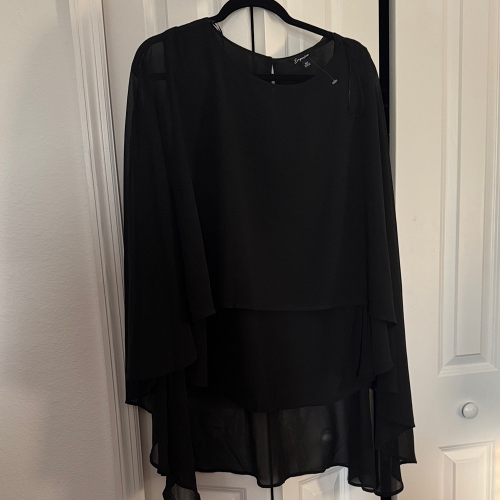 Elegant Black Women's Top
